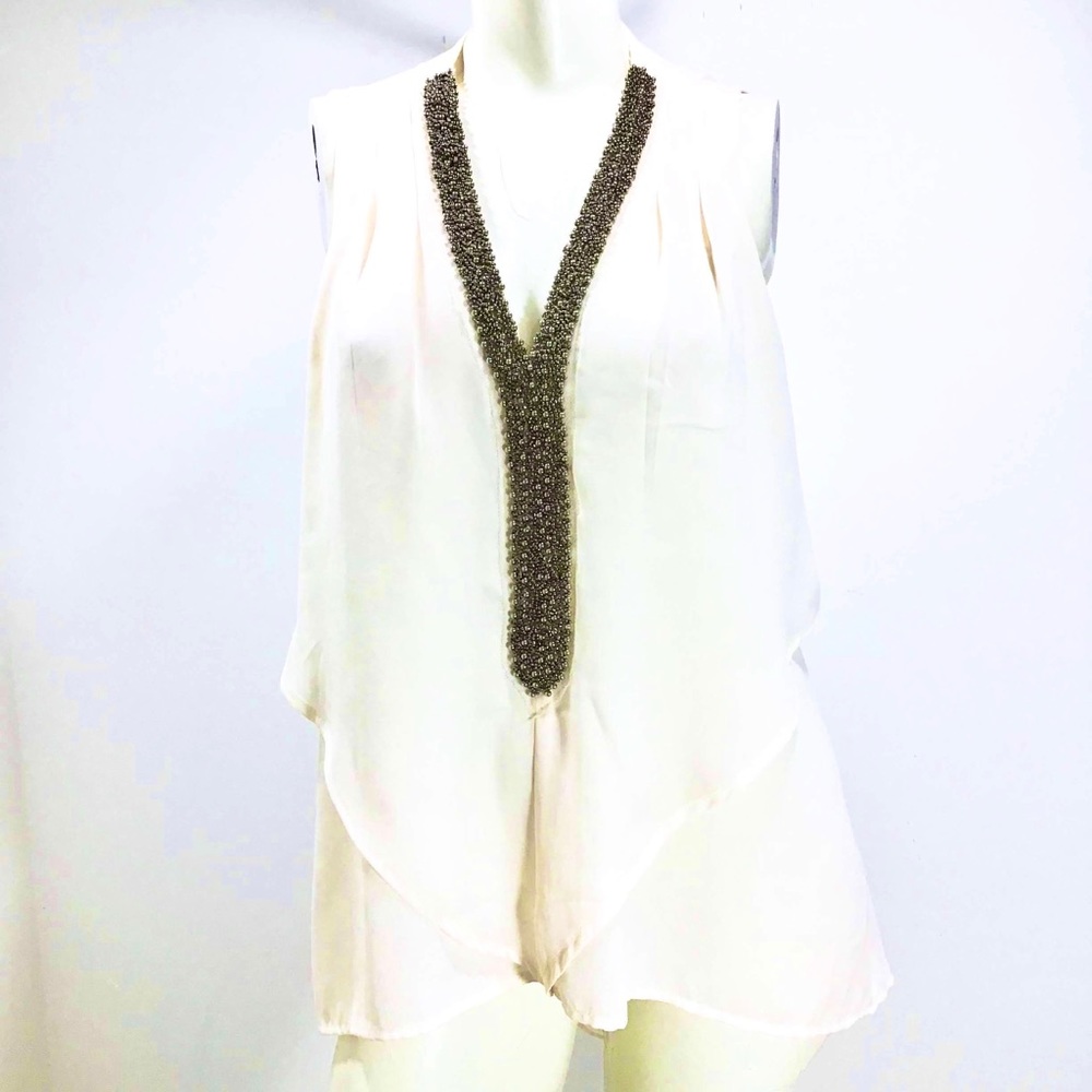 “Cupid” Beaded Front Tunic